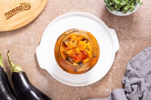 Соте из баклажанов на зиму