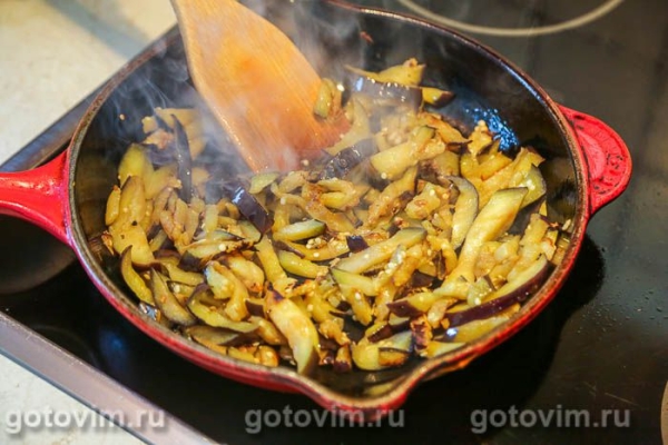 Овощное рагу с баклажанами и лисичками Овощное рагу с баклажанами и лисичками