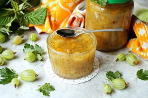 Варенье из крыжовника с апельсином и бананом Варенье из крыжовника с апельсином и бананом