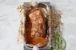 Мясо в рукаве