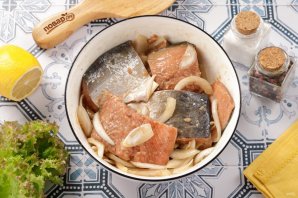 Горбуша на гриле Горбуша на гриле