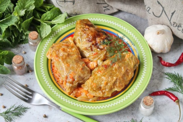 Голубцы в духовке Голубцы в духовке