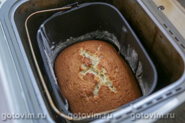 Банановый кекс в хлебопечке
