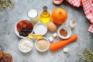 Морковно-гречневый кекс