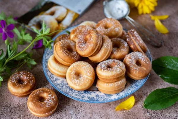 Пончики в мультипекаре Пончики в мультипекаре