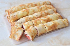 Блины с лососем Блины с лососем