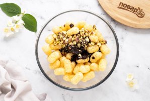 Десерт из кукурузных палочек Десерт из кукурузных палочек