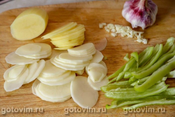 Запеканка из свинины с картофелем и сладким перцем Запеканка из свинины с картофелем и сладким перцем