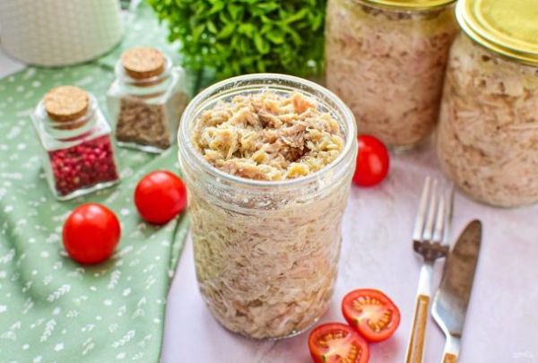 Тушенка из курицы в кастрюле Тушенка из курицы в кастрюле