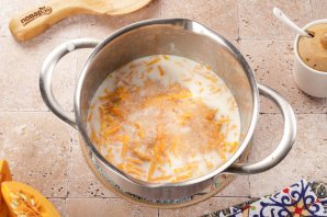 Рисовая каша с тыквой