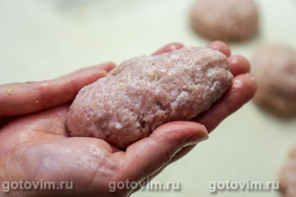 Мясные зразы с кабачками Мясные зразы с кабачками