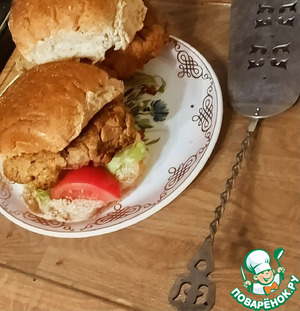 Cэндвичи с грибами, сыром и фасолью