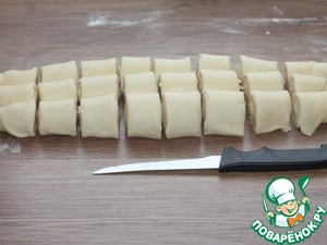 Пирожки из слоеного теста на кефире Пирожки из слоеного теста на кефире