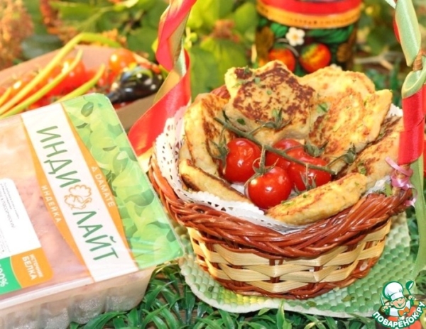 Индидраники — нежные драники с фаршем индейки Индидраники — нежные драники с фаршем индейки