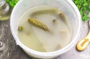 Рецепт малосольных огурцов на зиму Рецепт малосольных огурцов на зиму