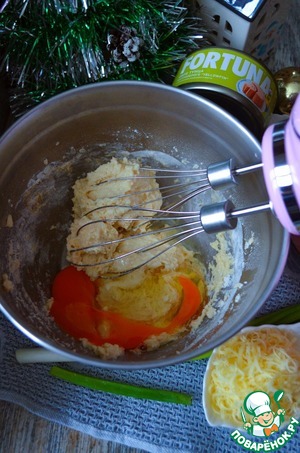 Сырные кексы с тунцом и горошком Сырные кексы с тунцом и горошком