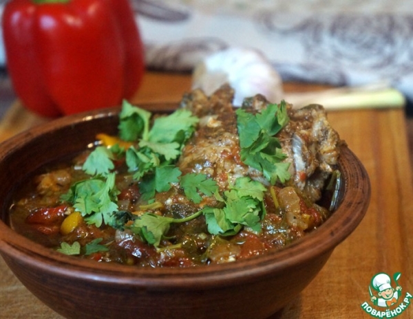 Чахохбили из индейки Чахохбили из индейки