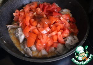 Чахохбили из индейки с мятой