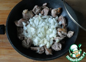 Чахохбили из индейки с мятой