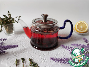 Чай с черникой и чабрецом