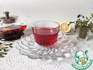 Чай с черникой и чабрецом