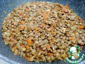 Чечевица с карри