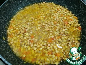 Чечевица с карри