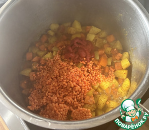 Чечевично-картофельный суп