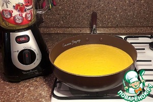 Чечевично-тыквенный суп с кабачком