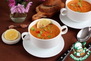 Чечевичный суп с полентой Чечевичный суп с полентой