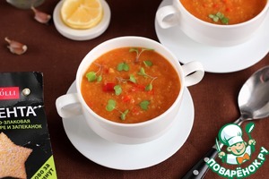 Чечевичный суп с полентой Чечевичный суп с полентой