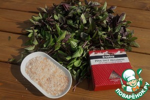 Черная соль "базиликовая" Черная соль "базиликовая"