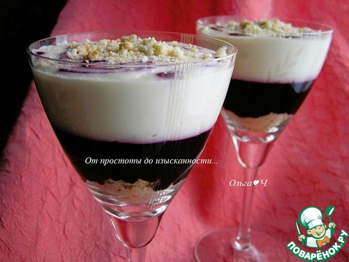 Чернично-лимонный десерт Чернично-лимонный десерт