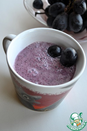Чернично-виноградный смузи Чернично-виноградный смузи