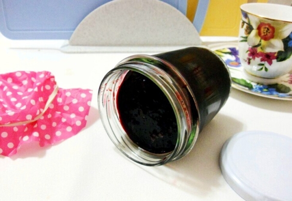 Черничный джем с черной смородиной Черничный джем с черной смородиной