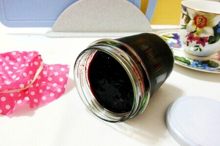 Черничный джем с черной смородиной Черничный джем с черной смородиной