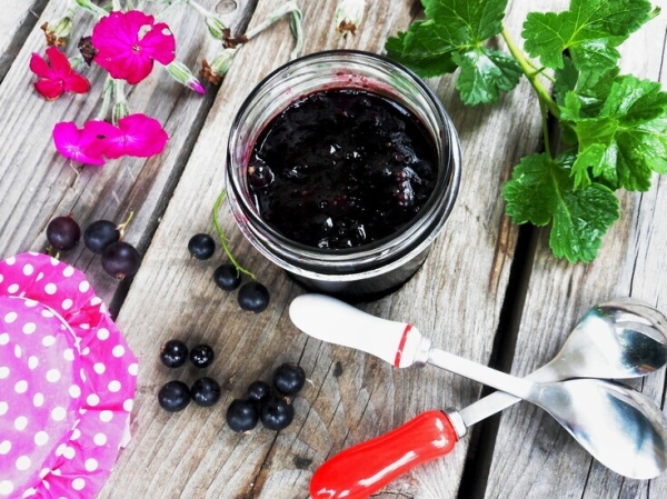 Черничный джем с черной смородиной Черничный джем с черной смородиной