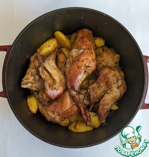 Чесночный кролик по-испански