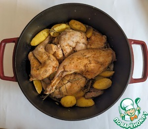 Чесночный кролик по-испански