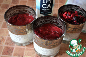 Чиа пудинг с ягодами