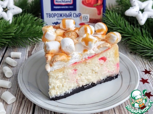 Чизкейк с маршмеллоу Чизкейк с маршмеллоу