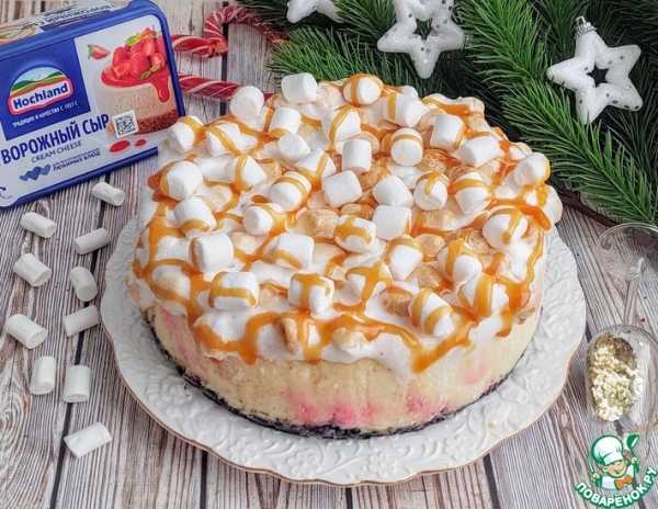 Чизкейк с маршмеллоу Чизкейк с маршмеллоу