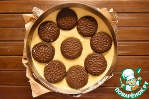 Чизкейк с шоколадным печеньем