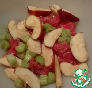 Цитрусовый салат с грецкими орехами Цитрусовый салат с грецкими орехами