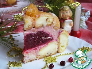 Цукотто (Zuccotto) с профитролями Цукотто (Zuccotto) с профитролями