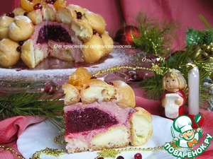 Цукотто (Zuccotto) с профитролями Цукотто (Zuccotto) с профитролями