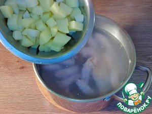 Cуп из куриных шеек с рисом Cуп из куриных шеек с рисом