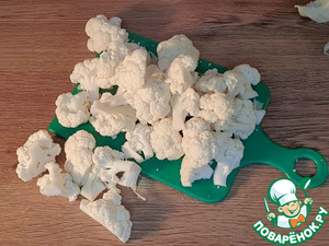 Цветная капуста с грибами
