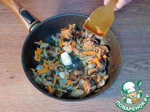 Цветная капуста с грибами