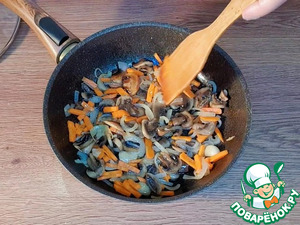 Цветная капуста с грибами
